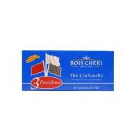 8 boites de 25 sachets de Thé à la Vanille Bois Chéri 3 Pavillons