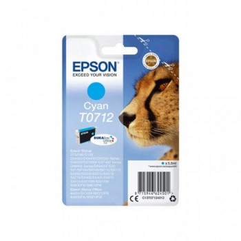Cartouche Epson T0712 Cyan 5.5 ml