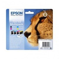 Cartouche Epson T0715 - Multipack 4 Cartouches N/C/M/Y