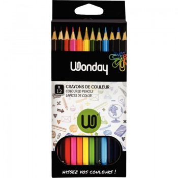 Etui de 12 crayons couleur