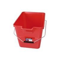 Seau plastique rectangulaire 14l avec bec verseur