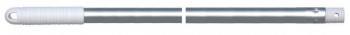 Manche alu avec embout vissantuniversel blanc 140cm contact alimentaire