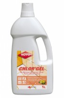 Gel 1l nettoyant degraissant javellisant toutes surfaces citron novo chlor