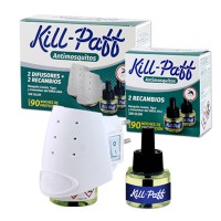 Diffuseur elec/interrupteur+ recharge liquide insecticide kill paff