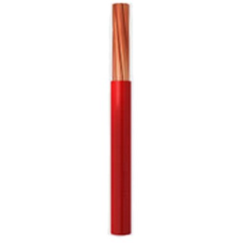 Cable rigide HO7VR 10 rouge touret