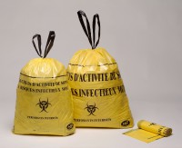 Sac 50L jaune dasri lien coulissant 22microns