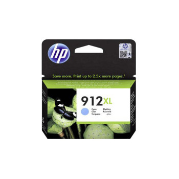 Cartouche HP 912XL Cyan - 825 pages