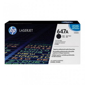 Cartouche HP CE260A Noir 8 500 pages