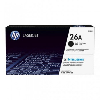 Cartouche HP CF226A Noir 3100 pages 26A