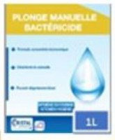 Liquide vaisselle 1l plonge manuelle desinfectant degraissant cca