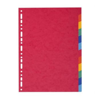 Jeu de 12 intercalaires carte lustrée - pefc