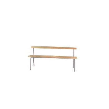 Banc avec dossier 160 x 30 cm - T6