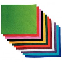 Paquet de 12 coupons feutrine 20x30 assortis