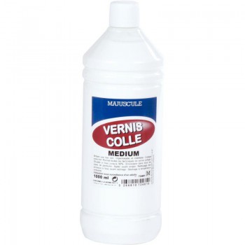 Flacon 1L vernis colle maju