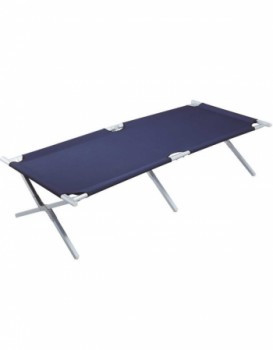 Lit de camp pliant aluminium 190cm