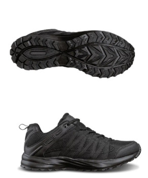 Chaussures d'intervention basses cuir zip