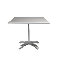 Table carrée 80 x 80 cm blanche