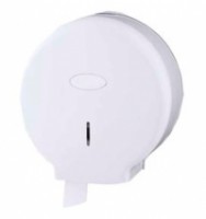 Distributeur papier hygienique mini jumbo abs blanc - sans installation