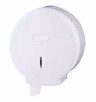 Distributeur papier toilette mini jumbo m45 abs blanc + adaptateur m60