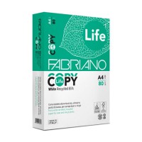 Papier A4 blanc 80g COPY LIFE 85% recyclé FABRIANO - 500F