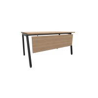 Bureau 160 x 80 cm chêne - pietement noir - NOVA A