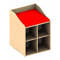 Meuble de déshabillage 4 casiers sans portes 