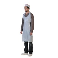 Tablier PE HD ECO gaufré blanc