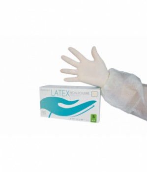 Gant latex non poudré toutes tailles