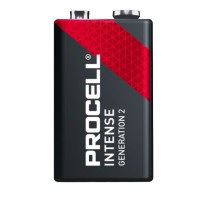 Pile alcaline 6LR61 Procell Intense 9V 726mAh