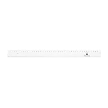 Regle plate 1 biseau 40 cms cristal