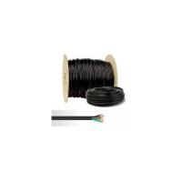 Cable rigide RO2V 5G6 noir avec V/J