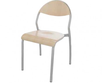 Chaise scolaire NUAGE 4 pieds - T5