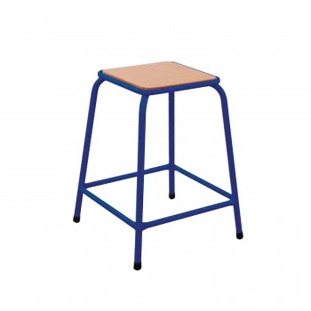 Tabouret assise carrée encastrée - H58