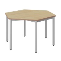 Table scolaire hexa. 120 x 140 - t3