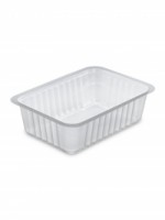 Barquette polypropylene translucide 1KG