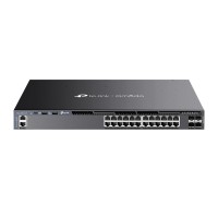 Switch administrable L3 Omada 24 ports Gigabit PoE+ Stackable avec 4x slots 10G