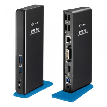 Station d'accueil i-Tec USB 3.0 avec adaptateur secteur