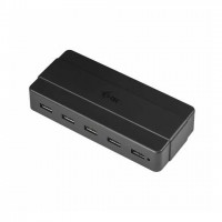 Concentrateur hub 7 ports usb 3.0 + adapteur d'alimentation