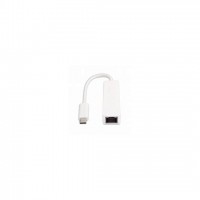 Adaptateur ethernet gigabit usb-c mâle vers rj45 femelle - blanc