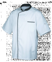 blouse mixte à lisère 