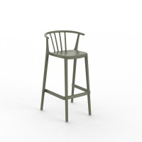 Tabouret haut polypropylèneWoody