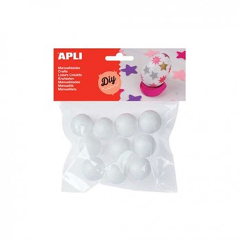 Boules polystyrene diam 25mm (x10)