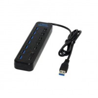 Hub 7 ports usb3.0  +interrupteur/alim. chipset gl351