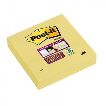 Post-it super sticky 76x76 jaune