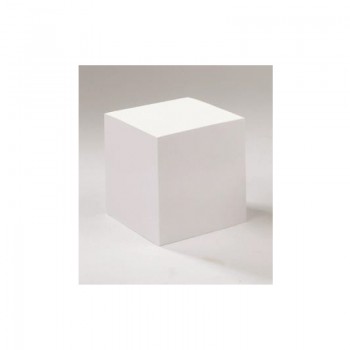 Bloc cube blanc 9x9x8cm