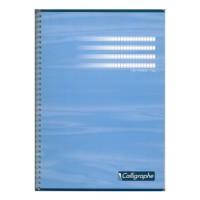 Grand cahier spirale 180 pages petits carreaux