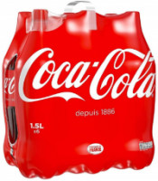 Pack de 6 bouteilles de Coca 1.5L