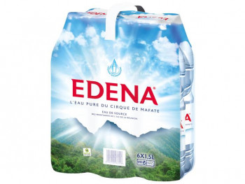 Pack de 6 bouteilles d'eau Edena 1.5L