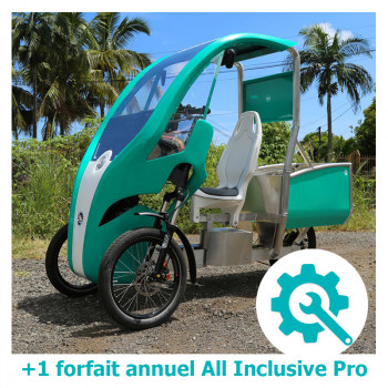 Triporteur wello pick-up + Forfait annuel All Inclusive Pro