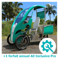 Triporteur wello pick-up + Forfait annuel All Inclusive Pro